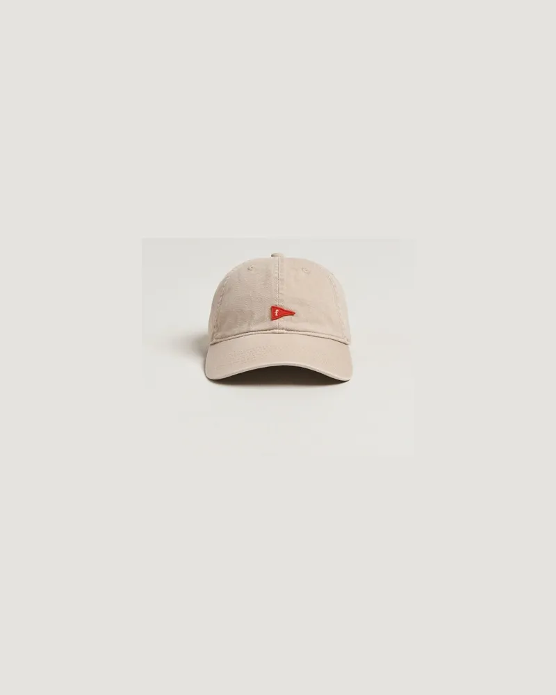 forét Flag Washed Cap Khaki Beige