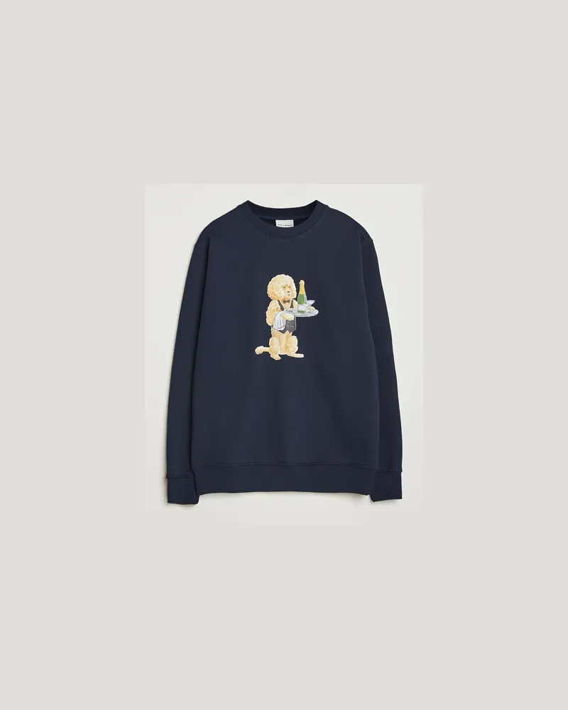 Drôle de Monsieur Poodle Sweatshirt Navy Blau