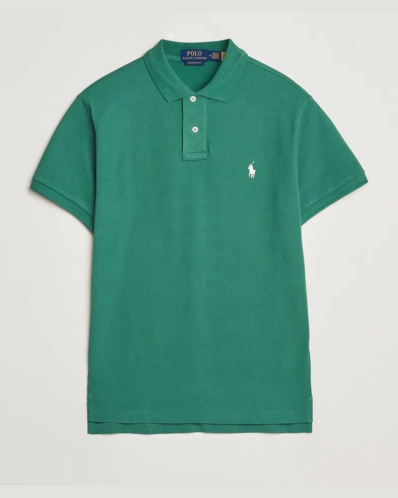 Ralph Lauren Custom Slim Fit Polo Antique Green Grün