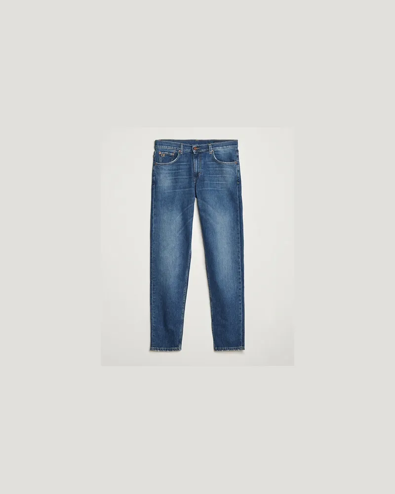 Oscar Jacobson Karl Cotton Stretch Jeans Vintage Wash Blau