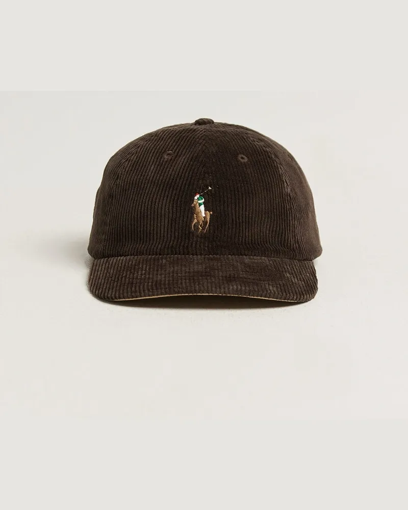 Ralph Lauren Corduroy Cap Dark Beech Braun