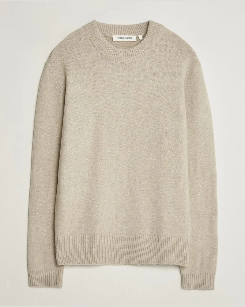 Sunflower Moon Alpaca Sweater Pebble Beige