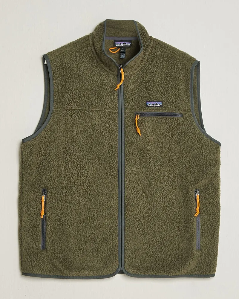 Patagonia Retro Pile Vest Basin Green Grün
