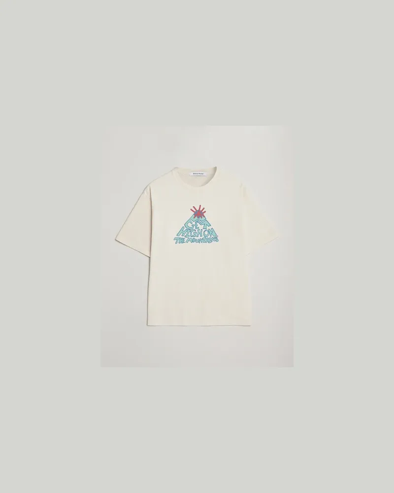 District Vision California Cotton T-Shirt Vintage White Weiß