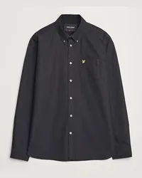 Lyle & Scott Lightweight Oxford Shirt Jet Black Schwarz