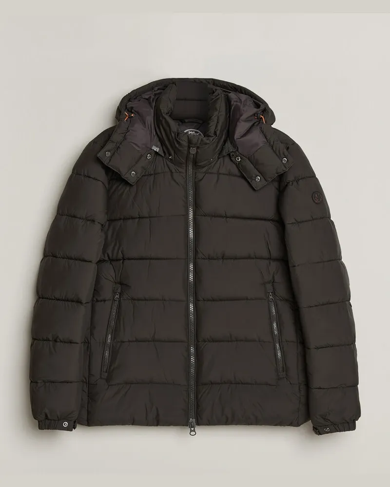 Save The Duck Boris Matt Padded Puffer Brown Black Schwarz