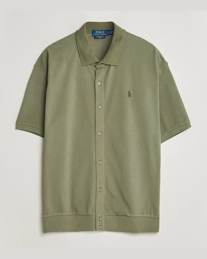 Ralph Lauren Buttoned Polo Cruise Olive Grün