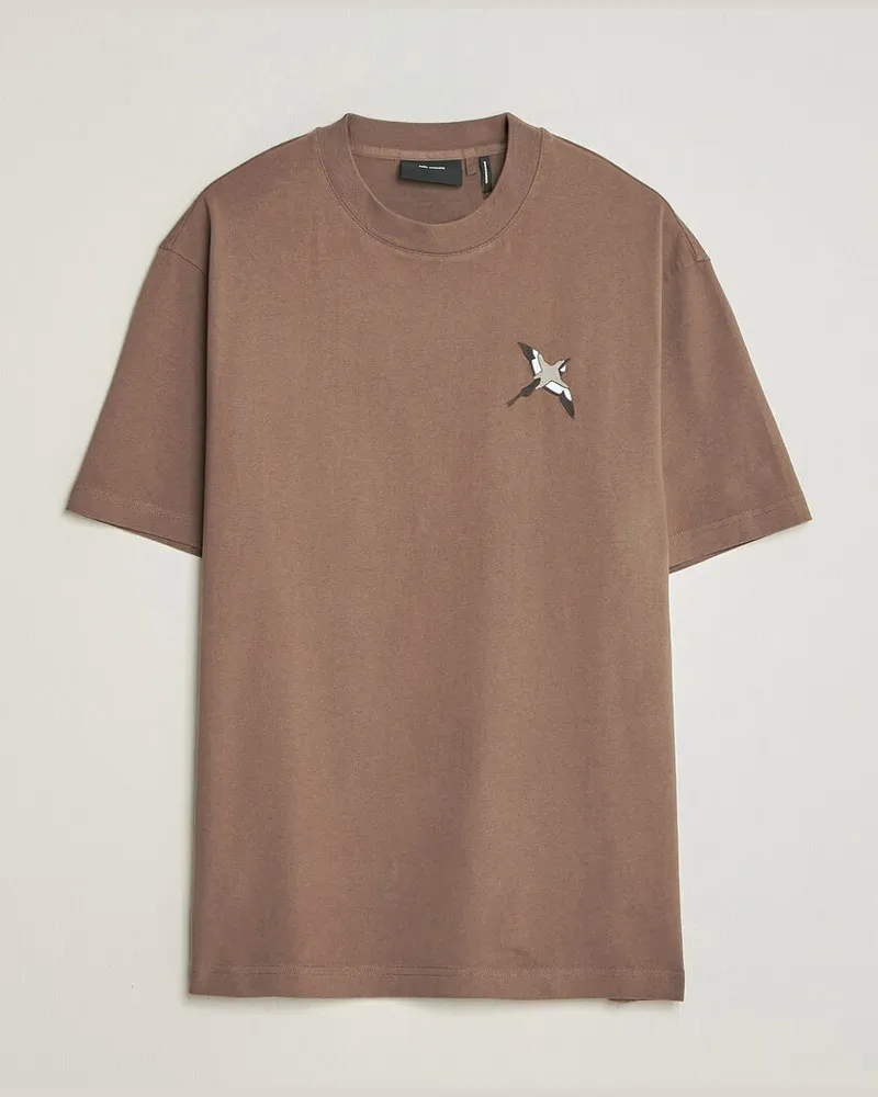 Axel Arigato Micro Bee Birt T-Shirt Coffee Brown Braun