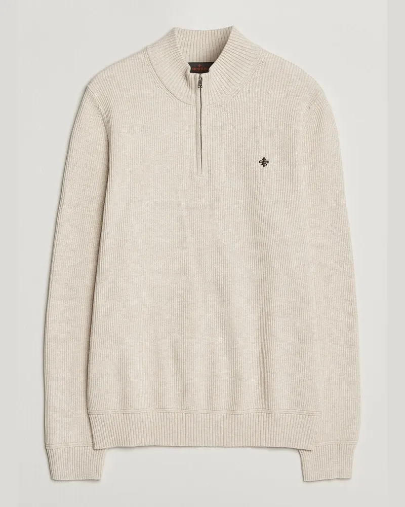 Morris Colin Half Zip Khaki Beige