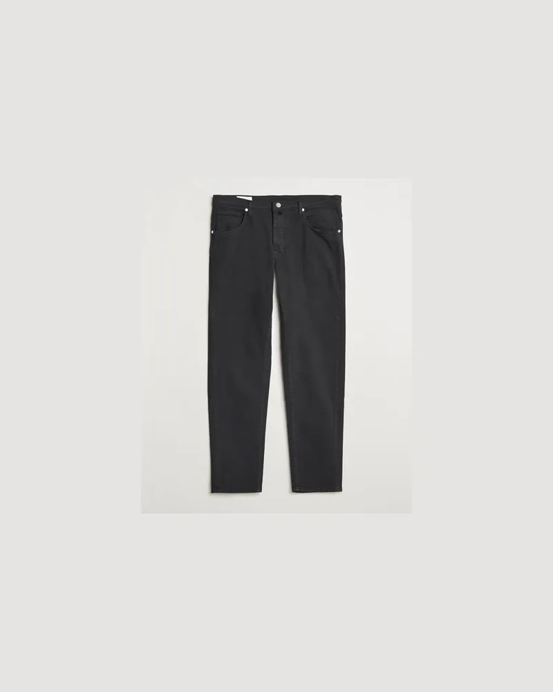 Incotex 5-Pocket Cotton Stretch Pants Black Schwarz