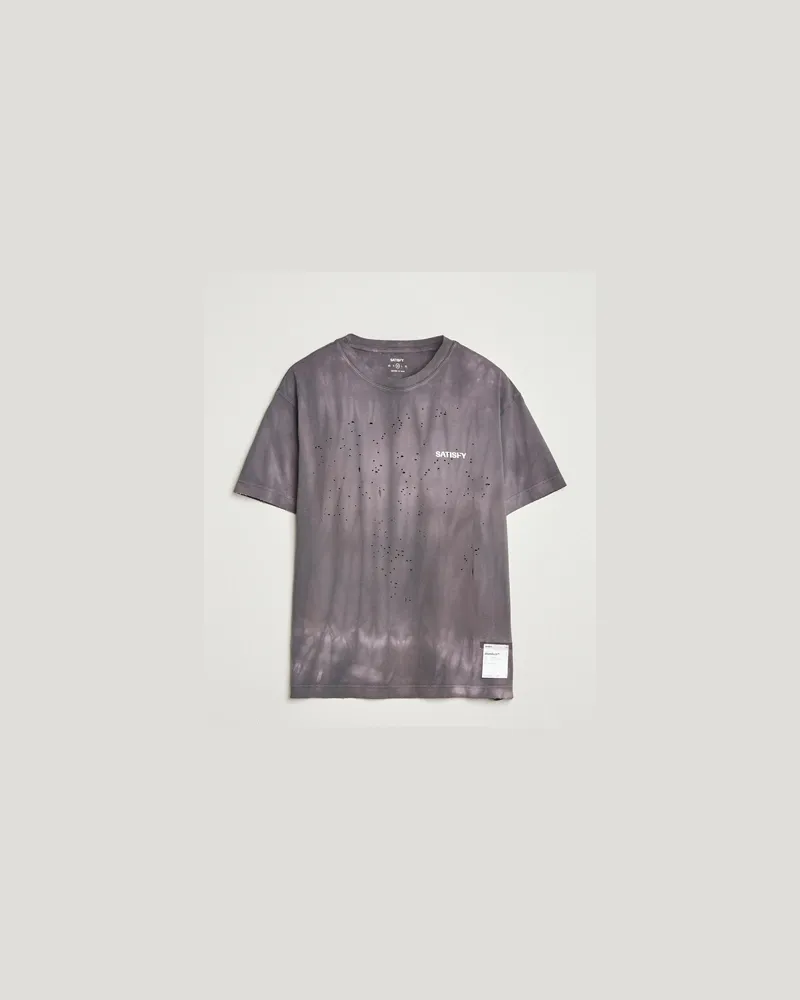 Satisfy MothTech T-Shirt Sun Bleached Shark Grau