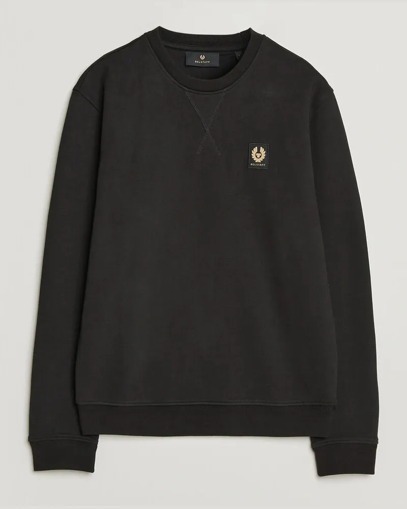 Belstaff Signature Crew Neck Sweatshirt Black Schwarz