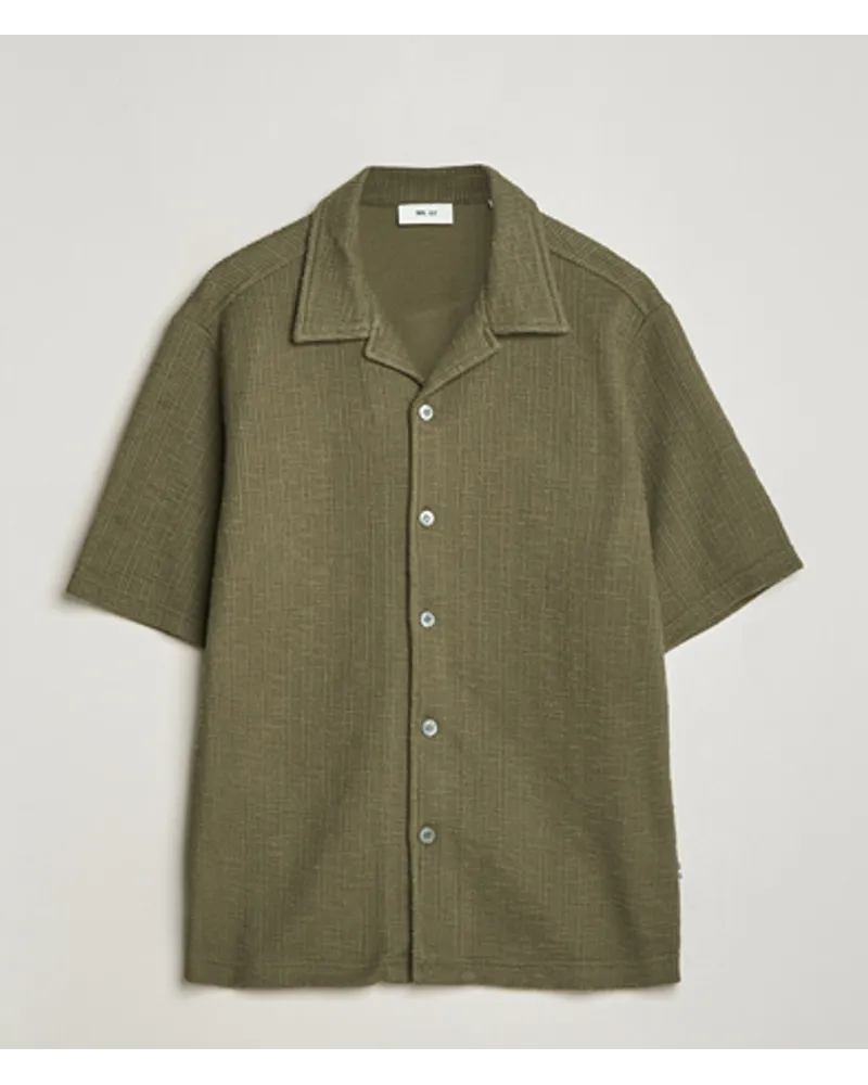 NN 07 Julio Kurzarm Shirt Capers Green Grün