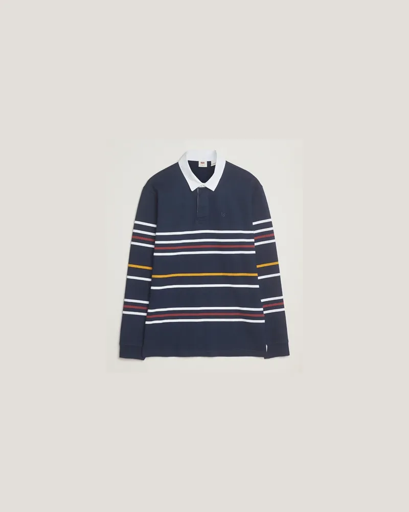 Levi's Levi Union Striped Rugby Sweater Navy Blazer Mehrfarbig