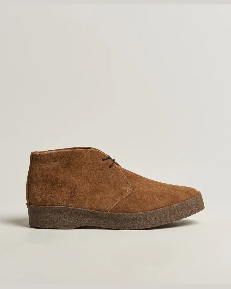 Sanders Joel Chukka Boot Tan Suede Braun