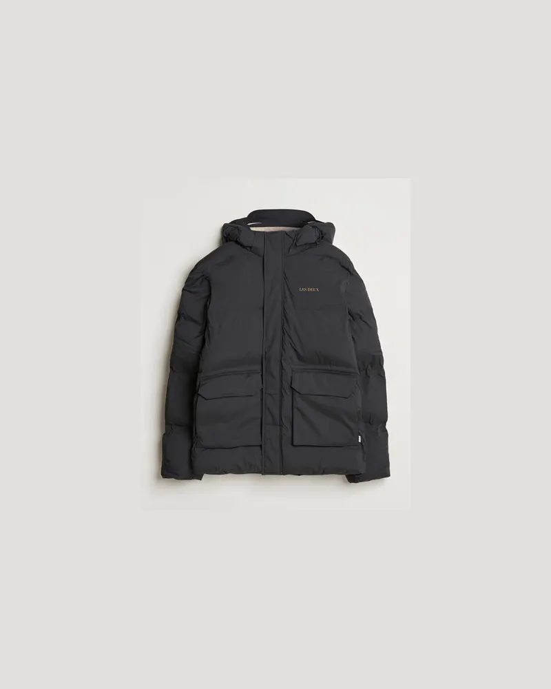 LES DEUX Montreal Puffer Jacket Black Schwarz