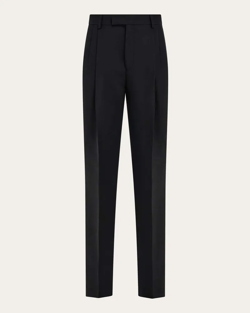 Ferragamo Herren Schneiderhose Schwarz Schwarz