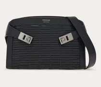 Herren Hug Umhängetasche Schwarz