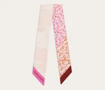 Damen MIni-Bandeau-Tuch mit Palazzo Spini Feroni-Print Rosa