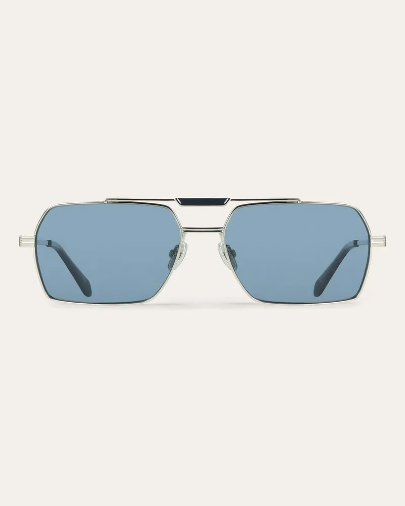 Ferragamo Herren Sonnenbrillen Silber Silber