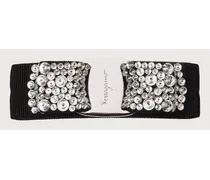 Damen Haarspange mit Vara-Schleife Schwarz