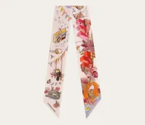 Damen Mini-Bandeau-Tuch mit Jungle-Party-Print Rosa
