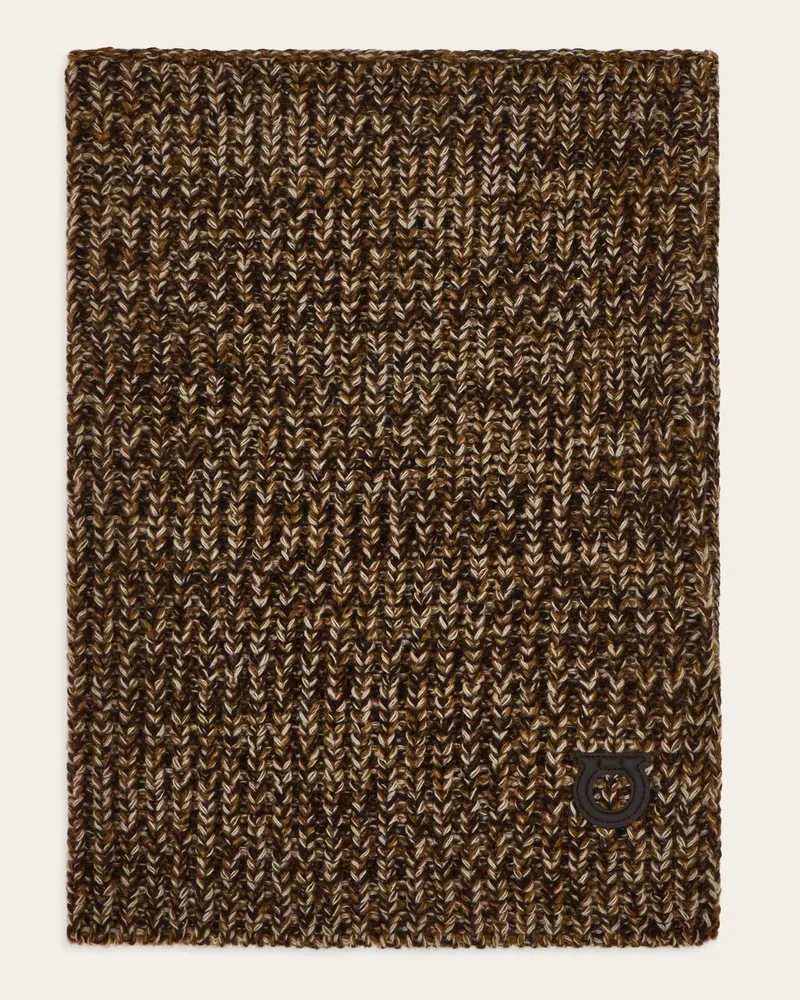 Ferragamo Herren Schlauchschal Braun Braun
