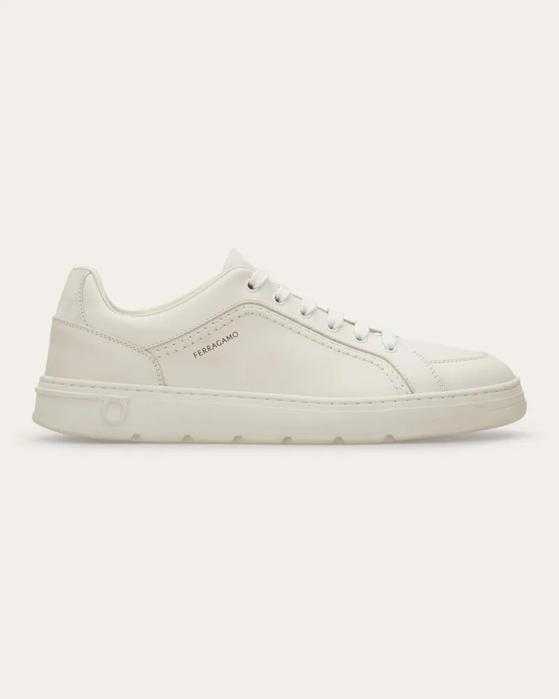 Ferragamo Herren Low-Top-Sneaker Ferragamo Weiß Größe Weiß