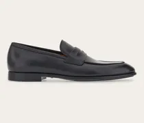 Herren Penny-Loafer Schwarz Größe