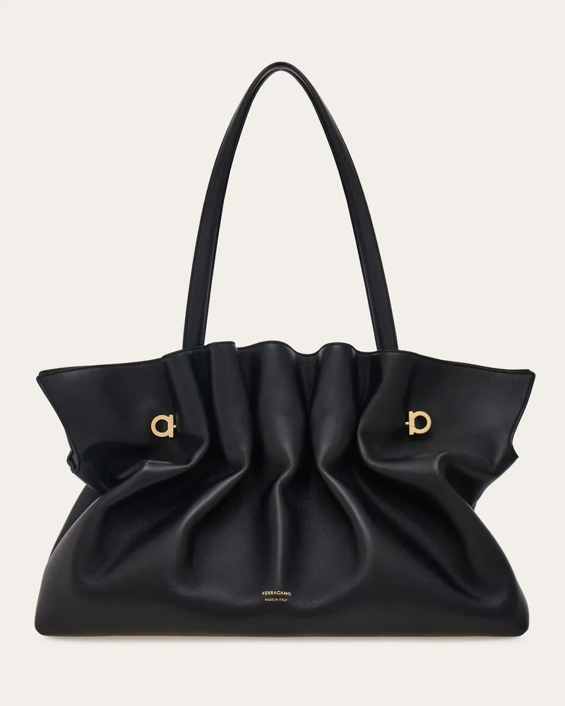 Ferragamo Damen Ferragamo Soft-bag (L) Schwarz Schwarz