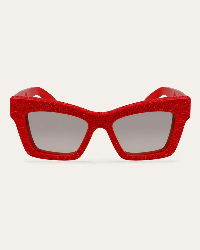Ferragamo Damen Sonnenbrillen Rot Rot