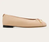 Damen Ballerina mit Schleife Rosa Größe