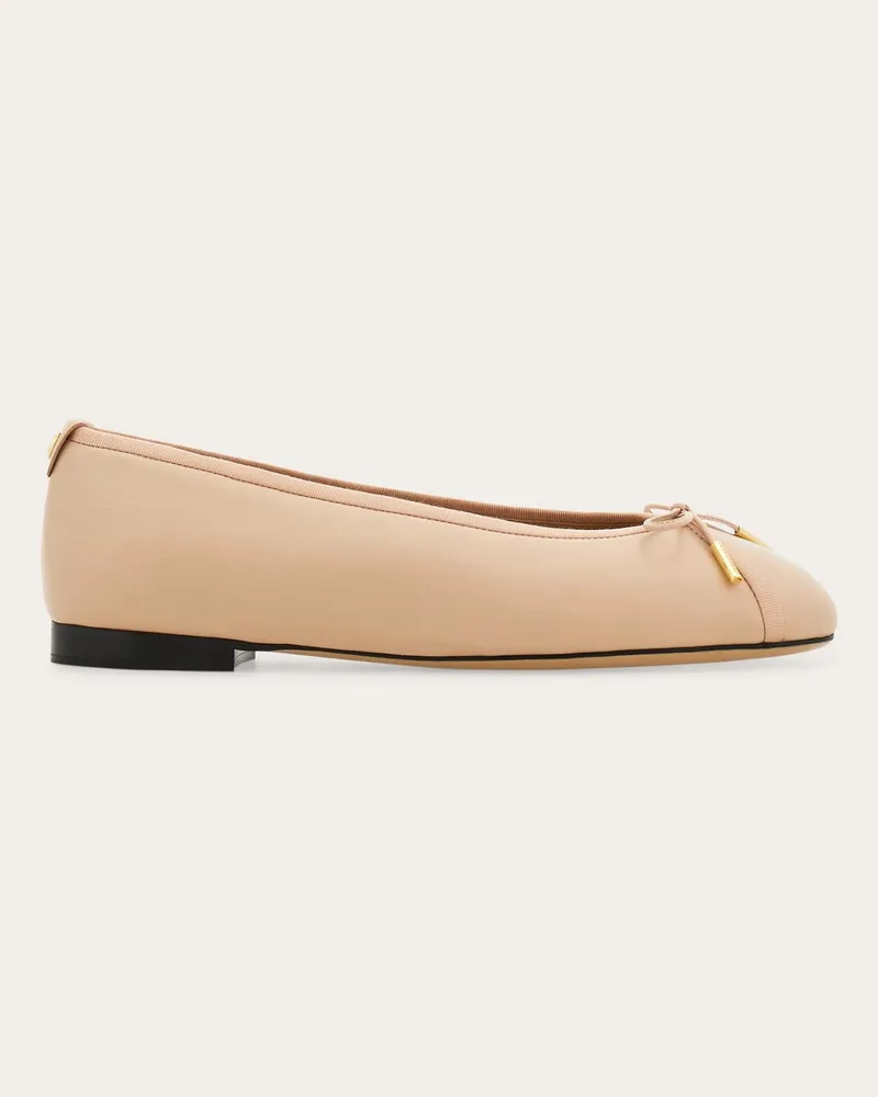 Ferragamo Damen Ballerina mit Schleife Rosa Größe Rosa