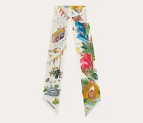 Damen Mini-Bandeau-Tuch mit Jungle-Party-Print Mehrfarbig
