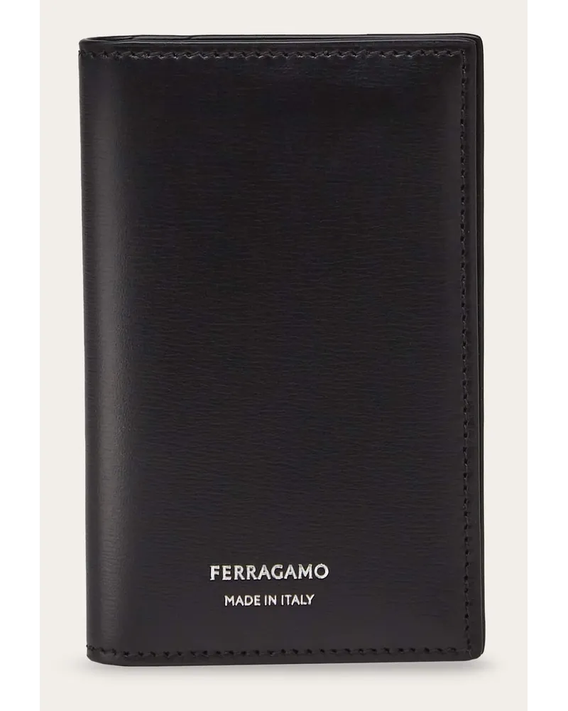 Ferragamo Kreditkartenetui Schwarz