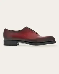 Ferragamo Tramezza Oxford Schuh mit verdeckter Schnürung Rot