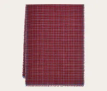 Herren Schal aus Kaschmir und Seide Rot