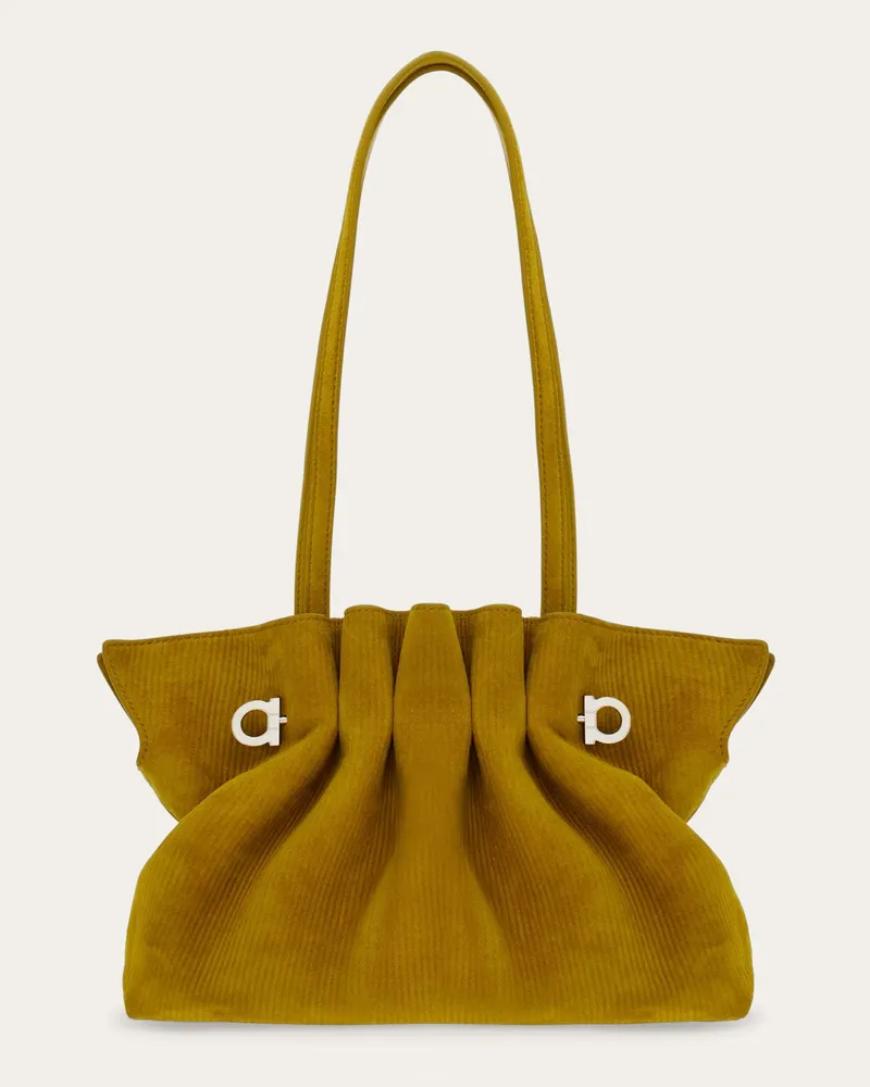 Ferragamo Damen Ferragamo Soft-bag (S) Gelb Gelb