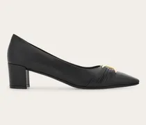 Damen Pumps mit Gancini-Ornament Schwarz Größe