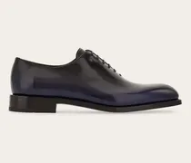 Herren Oxford-Schuh in Tramezza-Verarbeitung Blau Größe 5