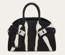 Damen Zweifarbige Handtasche Hug (XS) Schwarz