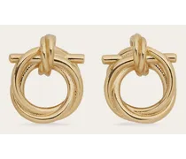 Damen Gancini Ohrringe Torchon (XS) Gold