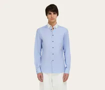 Herren Button-down-Hemd Blau
