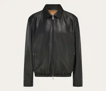 Herren Blouson aus Hirschleder Schwarz