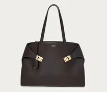 Herren Schultertasche Hug Braun