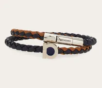 Herren Armband mit Gancini (20cm) Blau