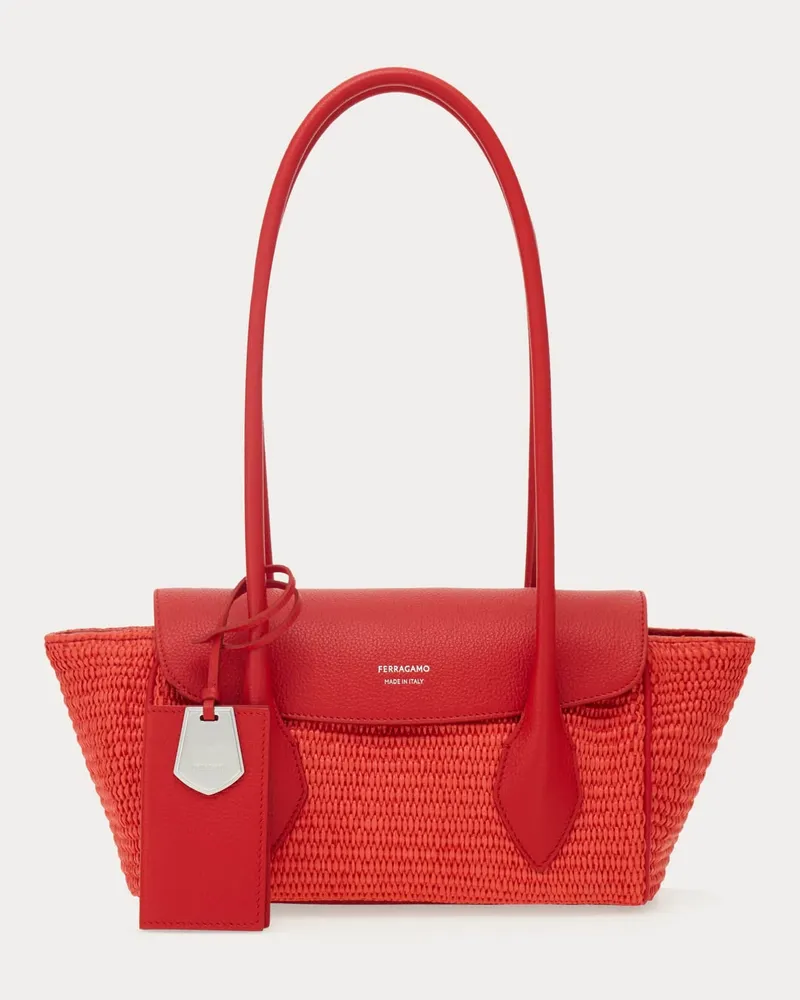 Ferragamo Damen Totebag East-West (S) Rot Rot