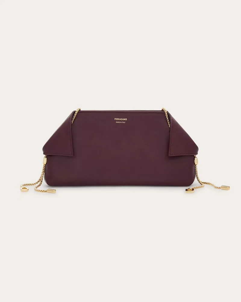 Ferragamo Damen Chain mini bag Violett Violett