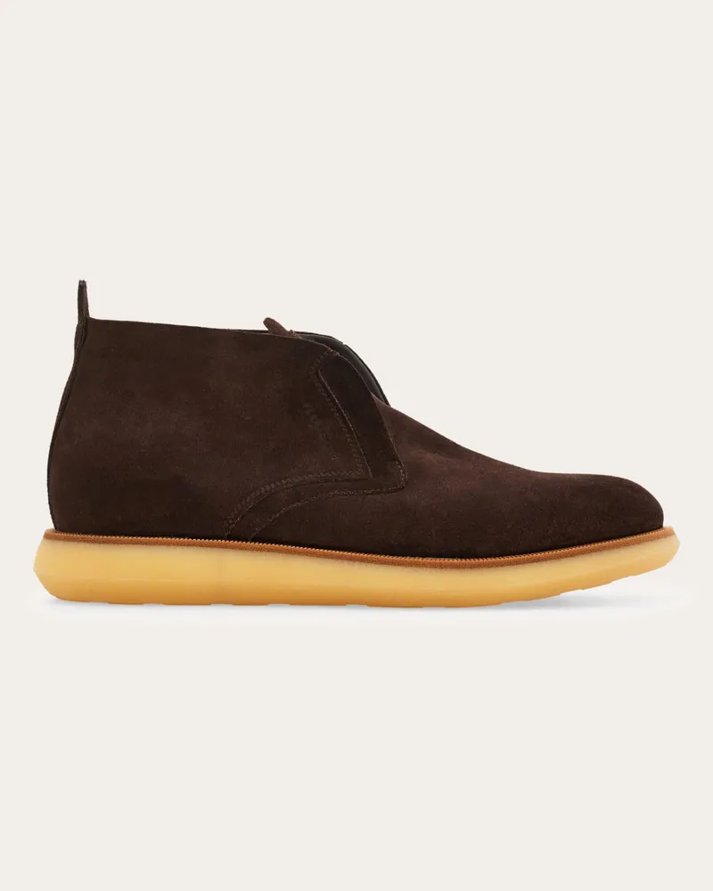 Ferragamo Herren Slip-on Desert-Boot Braun Größe Braun