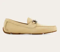 Herren Driver-Mokassin mit Gancini-Ornament Beige Größe